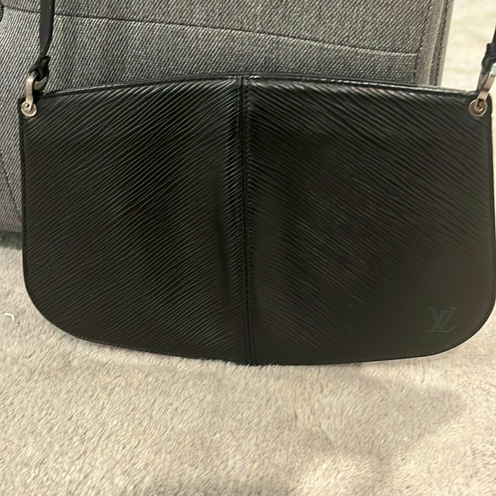 Black leather 2000 demi-lune handbag from Louis Vuitton Pre-Owned